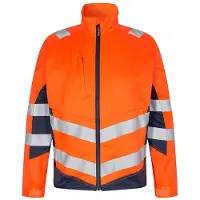 F-engel Warnschutzjacke Safety Light 1545-319-10165 Gr. XL orange/blue ink