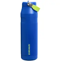 Stanley 1,06 Liter IceFlow Flip Straw 2.0 Isolierflasche Cobalt Chartreuse