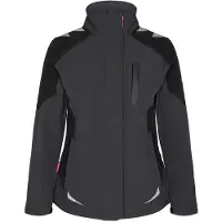 F-engel Galaxy Damen-Softshell-Jacke 8815-229 Gr. L Schwarz/Anthrazit Grau