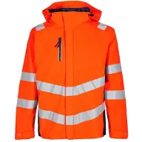 F-engel Warnschutz Shell Jacke Safety 1146-930-10165 Gr. 4XL orange/blue ink