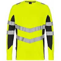 F-engel Warnschutz Langarmshirt Safety 9545-182-3820 Gr. L gelb/schwarz