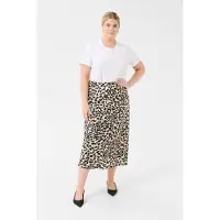 KAFFE CURVE Rock Regular fit Brown Leopard
