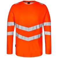 F-engel Warnschutz Langarmshirt Safety 9545-182-10 Gr. 4XL orange