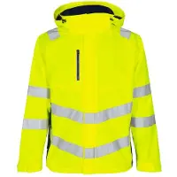 F-engel Warnschutz Shell Jacke Safety 1146-930-38165 Gr. L gelb/blue ink