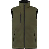 Clique Wattierte Softshell-Weste clean geschnitten