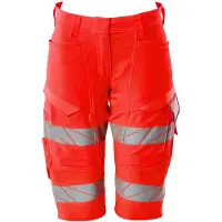 Mascot Damen Shorts, lang ACCELERATE SAFE Hi-vis Rot 46 - 19248-510-222-C46 - Hi-vis Rot