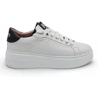 Keys K-9883 Damen-Sneaker aus weißem Leder