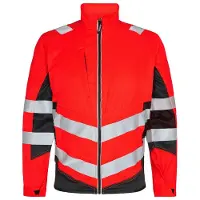 F-engel Warnschutzjacke Safety Light 1545-319-4720 Gr. 4XL rot/schwarz