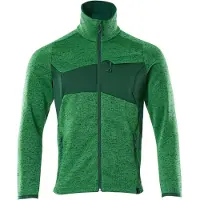 Mascot Herren Strickpullover mit Reißverschluss ACCELERATE Grasgrün / Grün XS - 18105-951-33303-XS - Grasgrün / Grün