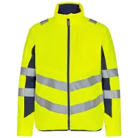 F-engel Warnschutz Stepp-Innenjacke Safety 1159-158-38165 Gr. 4XL gelb/blue ink