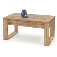 Feldmann-Wohnen Couchtisch Nea Wohnzimmertisch mit Schublade Farbe und Größe wählbarEiche Wotan