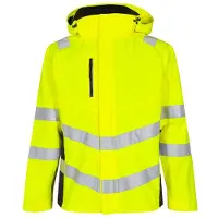 F-engel Warnschutz Shell Jacke Safety 1146-930-3820 Gr. 4XL gelb/schwarz