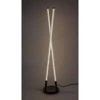 Rabalux 74166 Stehlampen Nivaro LED 28 Metall Acryl schwarz