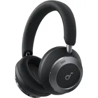 Soundcore Over-Ear-Kopfhörer, Adaptives aktives Noise Cancelling, 6 Mikros, Faltbar bequem, 60h Akku, Verlustfrei, Schnellladen, Hi-Res Wireless Audio LDAC