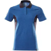 Mascot Damen Polo-Shirt ACCELERATE Azurblau / Schwarzblau 4XL - 18393-961-91010-4XL - Azurblau / Schwarzblau