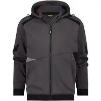 Dassy Kapuzen-Sweatjacke Lunax 300549 COPES80 Gr. S anthrazitgrau/schwarz