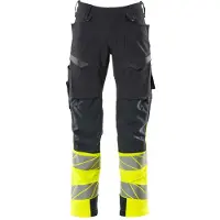 Mascot Hose mit Knietaschen 19179-511-01017 Gr. 82C68 schwarzblau/hi-vis gelb