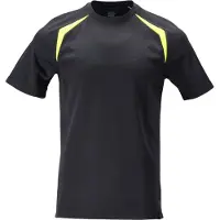 Mascot Herren T-Shirt Schwarzblau / Hi-vis Gelb S - 21582-327-01017-S - Schwarzblau / Hi-vis Gelb