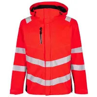 F-engel Warnschutz Shell Jacke Safety 1146-930-4720 Gr. 6XL rot/schwarz