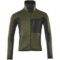 Mascot Fleecepullover mit Reißverschluss ADVANCED Moosgrün / Schwarz XS - 17103-316-3309-XS - Moosgrün / Schwarz
