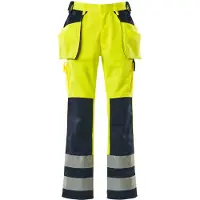 Mascot Almas Hose mit Hängetaschen SAFE COMPETE Hi-vis Gelb / Marine 56 - 09131-470-171-90C56 - Hi-vis Gelb / Marine