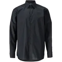 Mascot Herren Langarmhemd FRONTLINE Vollschwarz 45-46 - 21804-984-90-45-46 - Vollschwarz