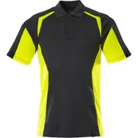 Mascot 22083-771-0917-2XL, T-Shirt, Mann, Schwarz, Gelb, 2XL, 116 cm, Baumwolle, Polyester
