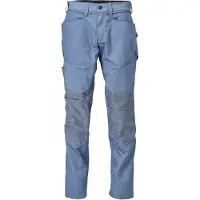 Mascot Herren Hose mit Knietaschen CUSTOMIZED Steinblau 46 - 22479-230-85-76C46 - Steinblau