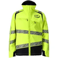 Mascot Herren Softshell Jacke ACCELERATE MULTISAFE Hi-vis Gelb / Schwarzblau L - 21002-335-17010-L - Hi-vis Gelb / Schwarzblau