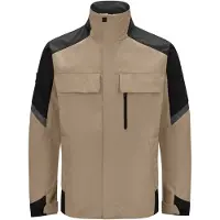 FHB Arbeitsjacke Frank 125900 Gr. S beige/schwarz