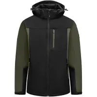 FHB Herren Softshelljacke Jannik 79105 Gr. 2XL oliv/schwarz