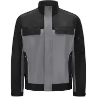 FHB Ernst Arbeitsjacke - Grau-Schwarz 102 XS