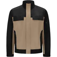 FHB Arbeitsjacke Ernst Gr. 4XL beige/schwarz