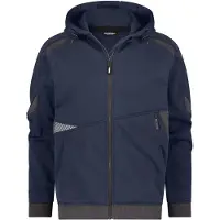 Dassy Kapuzen-Sweatjacke Lunax 300549 COPES80 Gr. XS nachtblau/anthrazitgrau