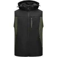 FHB Softshell Weste Justus 79110 Gr. XL oliv/schwarz
