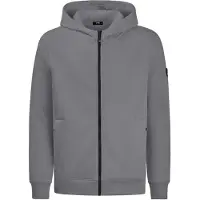 FHB Kapuzen-Sweatjacke "QUENTIN" - S - grau
