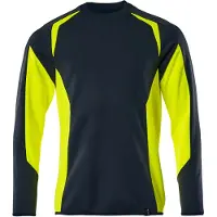 Mascot Herren Sweatshirt ACCELERATE SAFE Schwarzblau / Hi-vis Gelb XL - 22084-781-01017-XL - Schwarzblau / Hi-vis Gelb