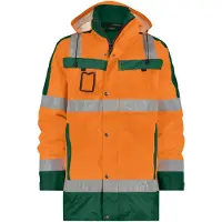 Dassy Limasol Warnschutz Parka PES70 STANDARD 500132 Gr. L neonorange/flaschengrün