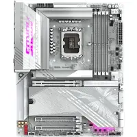 Gigabyte Z890 AORUS ELITE X ICE Mainboard, Intel, LGA 1851 (Socket V1), Intel Core Ultra (Series 2), LGA 1851, 256 GB, DDR5-SDRAM