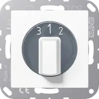 JUNG Drei-Positionen-Schalter - A1504.20NWW
