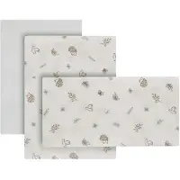 cambrass Calma 70x140x1 Cm Spannbettlaken Für Kinderbett 3 Einheiten