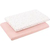 cambrass Calma 50x90x12 Cm Spannbettlaken Für Gitterbett 2 Einheiten
