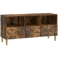 Syfax TV-Schränk 102 x 34,5 x 50 cm Räuchereiche Holzwerkstoff