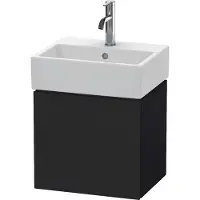 Duravit L-Cube Meuble sous-lavabo suspendu, 1 porte, charnière à gauche, 434x400x341mm, LC6245L1616