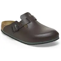 Birkenstock Boston Pro LE SL 2.0 Clog Java nach EN ISO 20347:2022 SR, Weite: schmal braun Größe 43