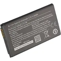 AccuCell Akku nur kompatibel für Nokia 105 4G 2023 Akkutyp BL-L5H, Li-ion, 3,7V, Maße 66 x 39 x 5mm