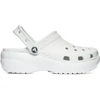 Crocs Classic Platform Clog W Damen Clogs 206750-1NK – Leichte Plateau Clogs aus Croslite 37-38 EU
