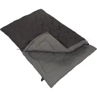Vango SERENITY SUPERWARM DOPPEL-Schlafsack bis 190 cm; Grauer Schlafsack