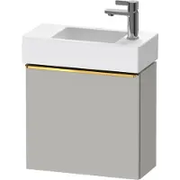 Duravit Waschtischunterschrank D-Neo 48,4x22,2x44cm, 1 Tür, An R, g pol/gr ma