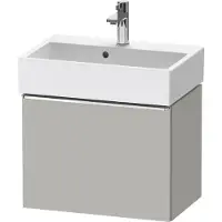 Duravit D-Neo Meuble sous-lavabo suspendu, Compact, 584x440x372mm, 1 tiroir, avec poignée chrome